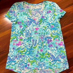 Lilly Pulitzer Etta Top Size L